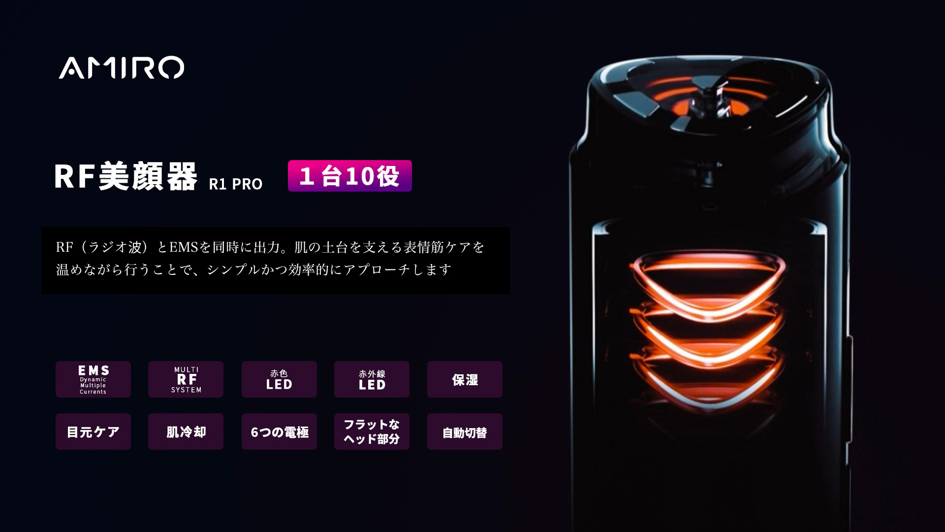 AMIRO 深層RF美顔器 PRO - SeeSea